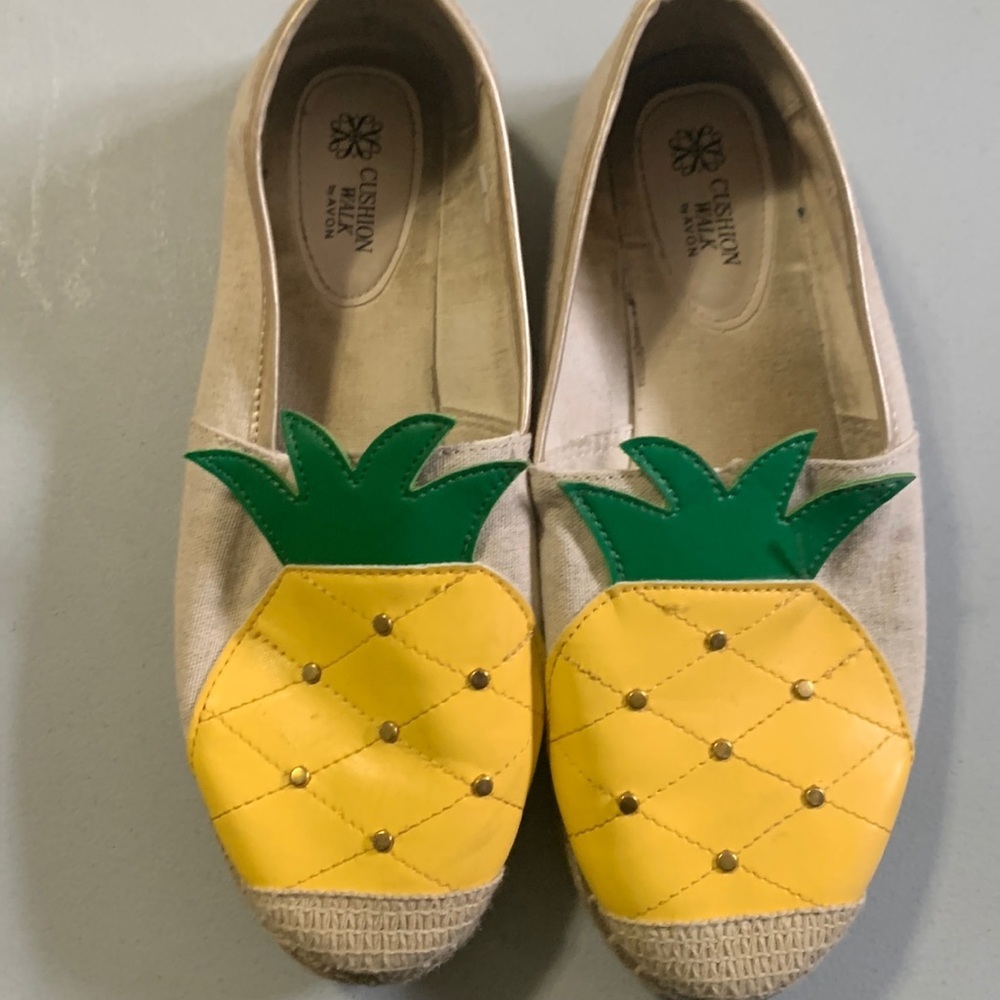 Cushion Walk by AVON Pineapple Espadrilles Flats​